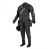 uchy skafander ScubaPro Evertech Dry Breathable Drysuit – czarny kombinezon trilaminatowy z kieszeniami cargo, butami i systemem szelek, zaprojektowany do nurkowania technicznego i rekreacyjnego.