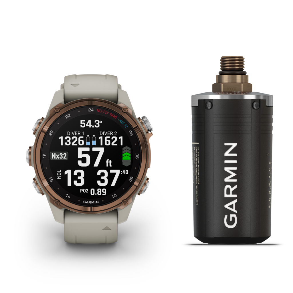 Garmin Descent Mk3i 43 French Grey dla aktywnych kobiet z transmiterem T2