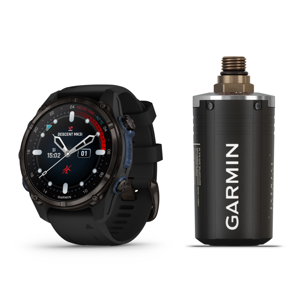 Komputer nurkowy Garmin Descent Mk3i 43 mm z transmiterem T2 – kompaktowy zestaw dla profesjonalnych i rekreacyjnych nurków