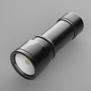 DIVEPRO D6F – 1050LM Długotrwała Latarka z Obrotowym Włącznikiem do Fotografii i Wideo Podwodnego