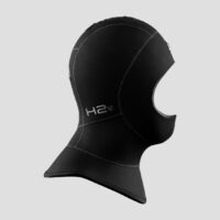 Waterproof H2 5mm – czarny kaptur neoprenowy do nurkowania z anatomicznym krojem i logo marki.