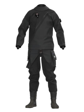 Suchy kombinezon Ursuit One Performance Lady z materiału Softdura, dopasowany do kobiecej sylwetki, z przednim zamkiem, teleskopową talią i wzmocnieniami Cordura.