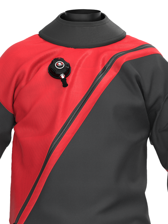 Suchy kombinezon Ursuit One Performance Lady z materiału Softdura, dopasowany do kobiecej sylwetki, z przednim zamkiem, teleskopową talią i wzmocnieniami Cordura.