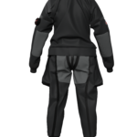 Suchy kombinezon damski Ursuit Softdura Lady w ergonomicznym kroju, wykonany z trójwarstwowego materiału z wzmocnieniami Cordura, przeznaczony do nurkowania w wymagających warunkach.