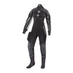 ScubaPro Everdry 4.0 – neoprenowy suchy kombinezon 4 mm dla nurków, elastyczny i ciepły, z systemem szelek i wzmocnionymi panelami na ramionach i kolanach.