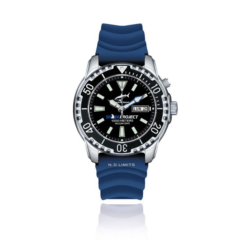 Chris Benz Deep 1000M Sharkproject Edition – zegarek, który łączy pasję nurkowania z misją ochrony oceanów