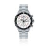 Chris Benz Depthmeter Chronograph 300M – zegarek nurkowy z kopertą ze stali nierdzewnej, szafirowym szkłem, analogowym głębokościomierzem i luminescencyjnymi wskazówkami.