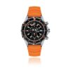 Zegarek Chris Benz Depthmeter Chronograph 300M CB-C300-O-KBO, czarna tarcza, pasek gumowy z nadrukiem, wodoszczelność do 300 m