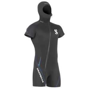 Kamizelka neoprenowa SCUBAPRO Definition Vest 6mm z kapturem, zapinana z przodu – docieplenie do skafandra nurkowego 5 mm lub 7 mm