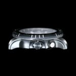 Zegarek nurkowy Chris Benz Deep 1000M Automatic z kopertą ze stali nierdzewnej, szafirowym szkłem, zaworem helowym i gumowym paskiem – profesjonalny zegarek do nurkowania głębinowego.