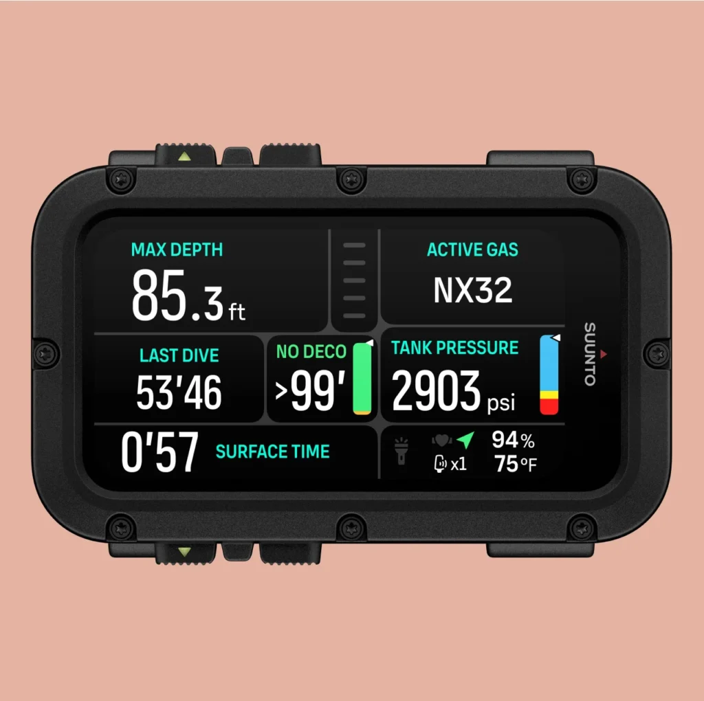 Komputer nurkowy Suunto Nautic, AMOLED, GPS, air integration 2 real time awareness wireless precision 1