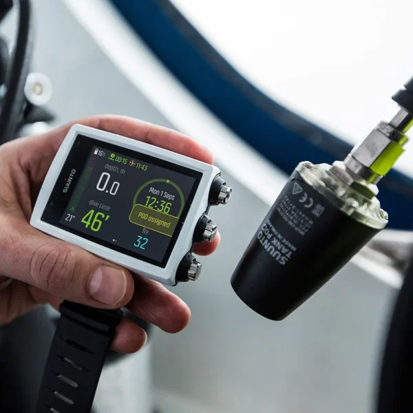 Komputer nurkowy Suunto Nautic, AMOLED, GPS, air integration 5 Transmiter ciśnienia Suunto Tank POD