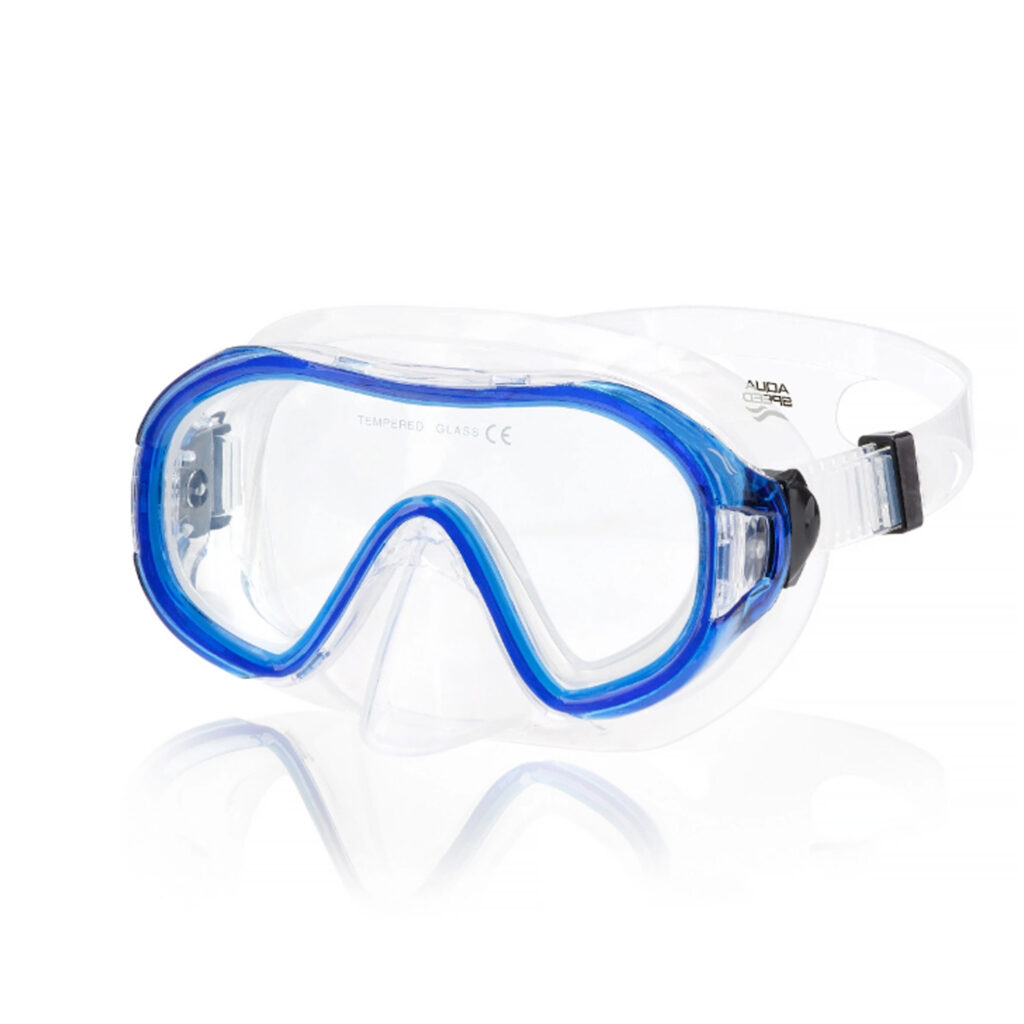 Maska do nurkowania Aqua Speed Junior – dziecięca maska nurkowa z pojedynczą szybą i silikonem LSR