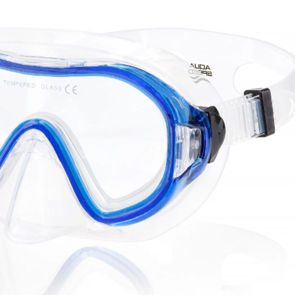 Maska do nurkowania Aqua Speed Junior – dziecięca maska nurkowa z pojedynczą szybą i silikonem LSR