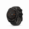 GARMIN Fenix 8 – 47 mm SOLAR Sapphire Carbon Gray DLC Titanium z paskiem Black/Pebble Gray [010-02906-11]