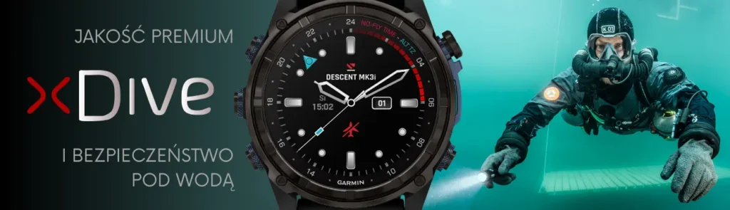 Komputery nurkowe Garmin Descent – GPS, integracja powietrza i sprzęt do nurkowania