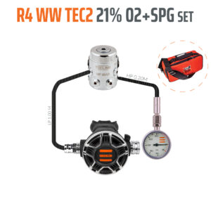Tecline R4 WW TEC2 21% O2 G5/8 z manometrem zestaw stage EN250A >10°C