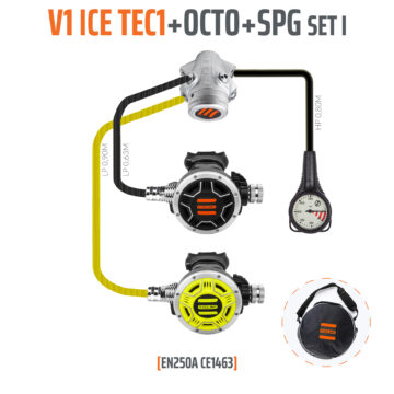Automat V1 ICE TEC1 zestaw I z oktopusem i manometrem EN250A