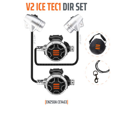 Automat V2 ICE TEC1 DIR Set EN250A – zestaw nurkowy typu DIR do zimnej wody