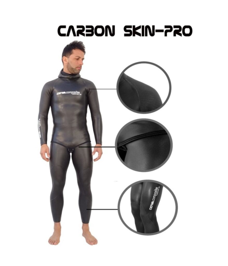 Pianka męska Cetma Carbon Skin Pro 5 mm, komplet góra i dół 1 Cetma Carbon Skin Pro 5 mm męska komplet góra i dół