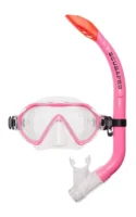 Zestaw maska i fajka Scubapro Spider Small Diver różowy