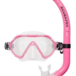 Zestaw maska i fajka Scubapro Spider Small Diver różowy