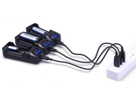 Ładowarka do akumulatorów KeepPower L1 LCD, Li-Ion, USB, 1 kanał 1 1438131948