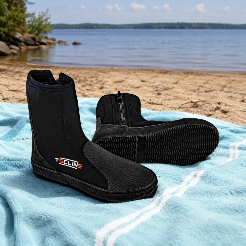 Buty neoprenowe Tecline 5 mm, do nurkowania i morsowania 2 Buty Tecline 5mm do morsowania i nurkowania