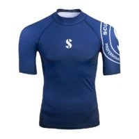 Rashguard męski Scubapro UPF 50 T-Flex Short Sleeve Navy