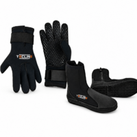 XDive – Sklep | Oficjalna Strona 26 Zestaw do morsowania Tecline 5 mm buty i rękawice neoprenowe