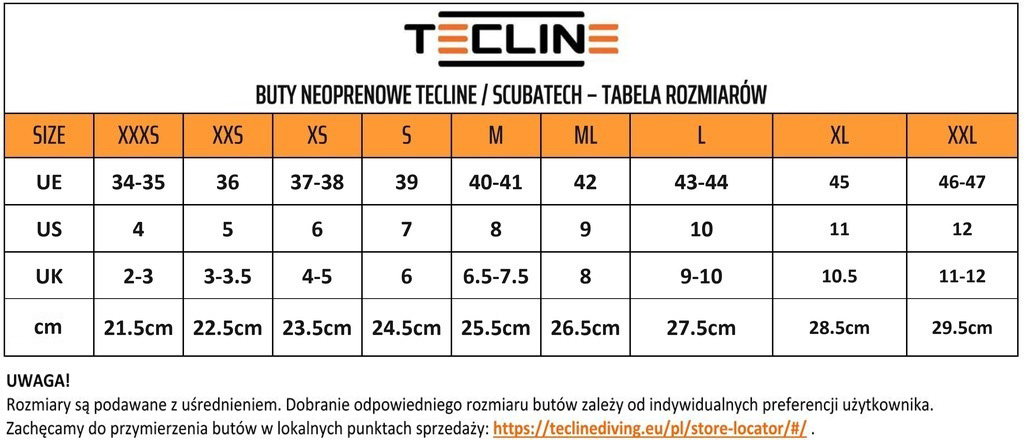 Buty neoprenowe Tecline 5 mm, do nurkowania i morsowania 1 buty neoprenowe tecline 5 mm