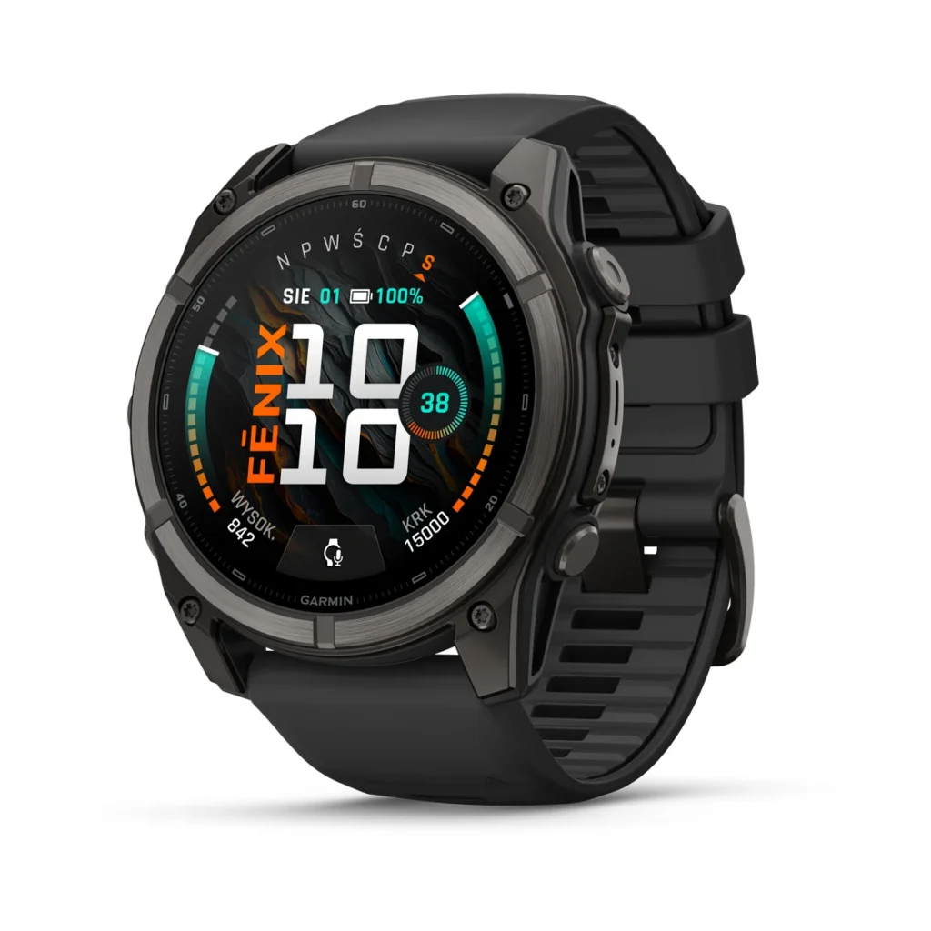 Smartwatch Garmin fenix 9 51 mm Carbon Gray DLC Black 010-04763-11 z ekranem AMOLED