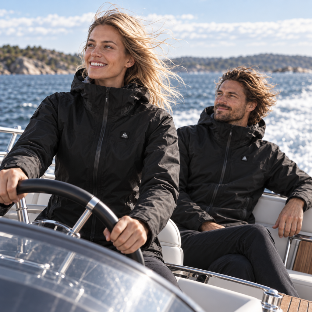 Kurtka wodoodporna damska Waterproof WP na rejs, jacht i aktywność outdoorową