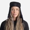 Czapka fourth element Arctic Hat czarna z osłoną uszu