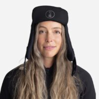 Czapka fourth element Arctic Hat czarna z osłoną uszu
