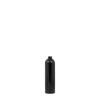 Butla alu 0,85 L 200 bar, Tecline, płaszcz kolor czarny - Military line