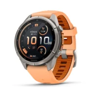 Smartwatch Garmin Fenix 9 Pro 43 mm Shell Pink/Autumn Orange inReach, AMOLED, Sapphire
