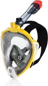 Maska pełnotwarzowa Aqua Speed Drift 18 zielona L/XL do snorkelingu