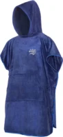 Poncho ręcznik z mikrofibry dla dorosłych Aqua Speed 10 granatowy