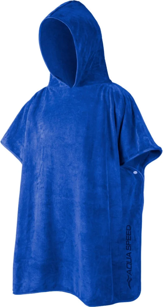 Poncho ręcznik z mikrofibry dla dzieci Aqua Speed 7339 80 x 140 cm 01 niebieskie 1 Poncho ręcznik z mikrofibry dla dzieci Aqua Speed 7339 80 x 140 cm 01 niebieskie